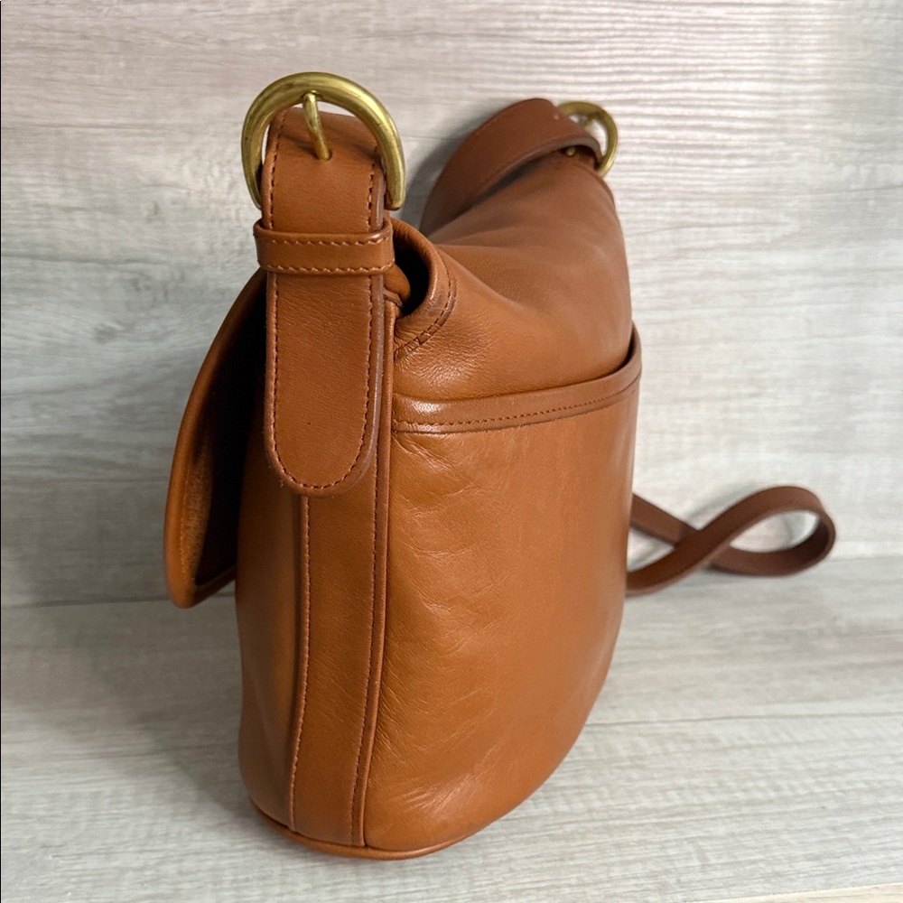 Coach Tan Fletcher Leather Crossbody Bag - Picture 7 of 14
